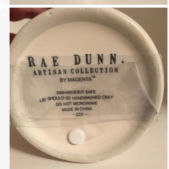 Rae Dunn STAY PAWSITIVE Coffee Tumbler Travel Mug Cup HTF Rare Dog Cat Lover - Picture 4 of 4